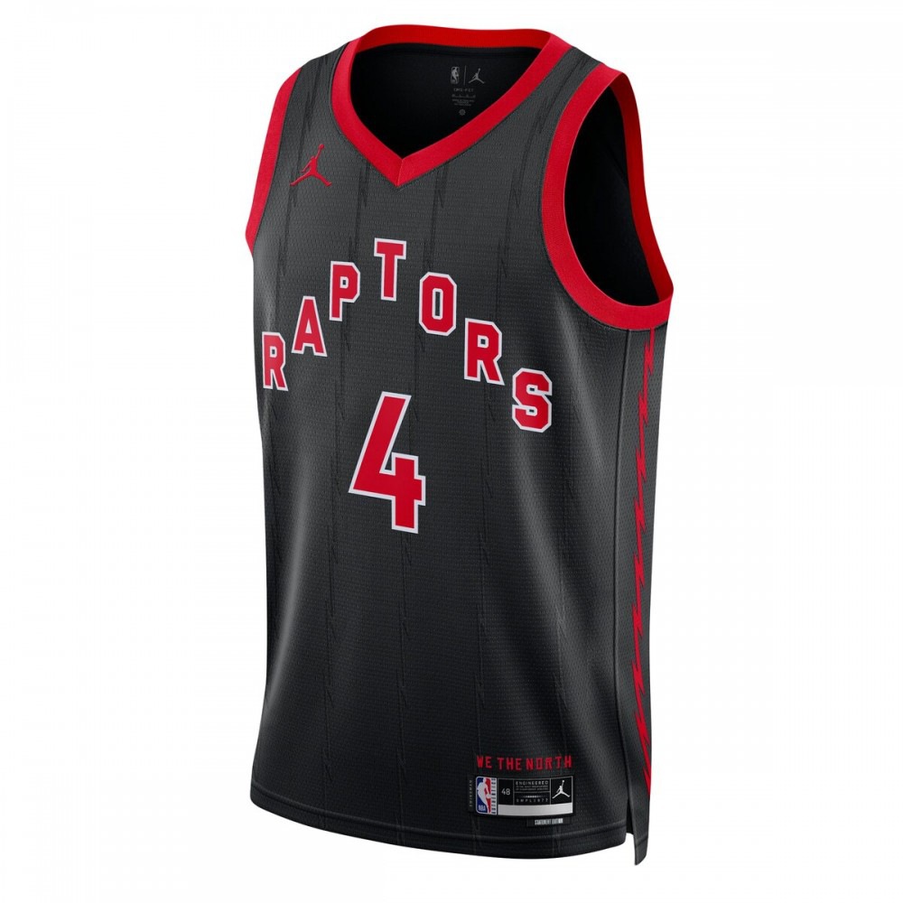 Scottie Barnes Toronto Raptors Jordan Brand 2022/23 Replica Swingman Jersey - Statement Edition - Black-Pro Kit Vault | Brand New 26/27 Sports Jerseys
